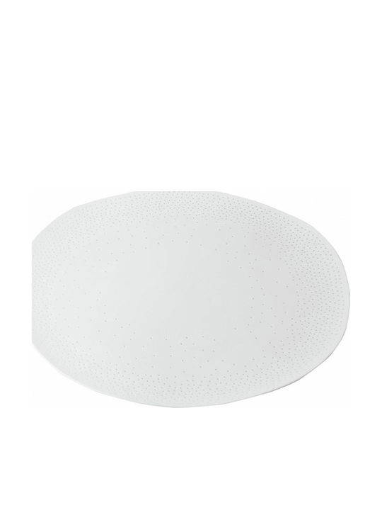 Raeder World Διακοσμητική Πιατέλα Πορσελάνης Λευκή 39x39x5.5εκ.