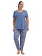 Kezokino Summer Women's Pyjama Set Lilac