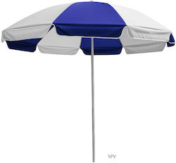 SPV Strandsonnenschirm 1.8m Weiß / Blau SPV Strandsonnenschirm 1.8m Weiß / Blau