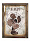 Zaros Decorative Handmade Wooden Fan 65x51cm