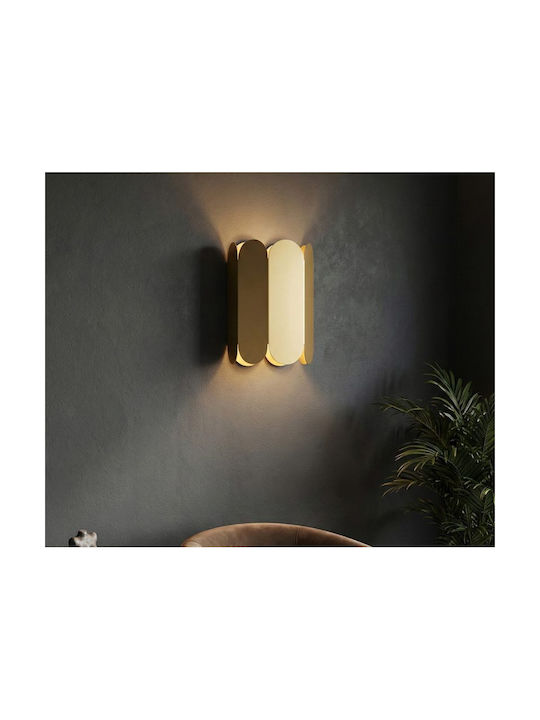 Luma Luma Wandleuchte mit G9 Lampenbirnensockel Gold