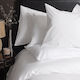 Σεντόνι King Size Standard Line Solid White 144tc Polycotton Blanc De Blanc 280x260 1τεμ