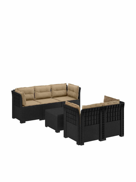 Outdoor Corner Sofa Made of Polypropylene with ...