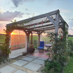 Windproof Curtain Side for Kiosk Beige with PVC Coating 2.5x2m Windproof Curtain Side for Kiosk Beige with PVC Coating 2.5x2m