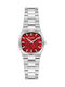 Bulova Ceas De Damă 25mm Cu Baterie Și Brățară Metalică Argintie