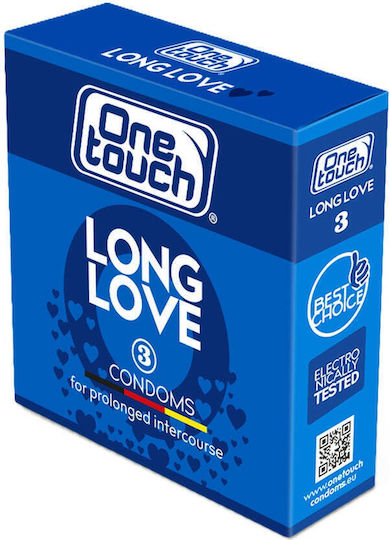 One Touch Prezervative Long Love Condoms 3 buc 52 mm Natural