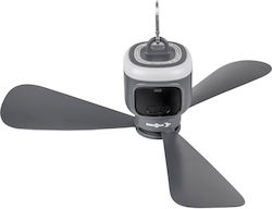 Brunner 45cm Deckenventilator mit Leuchte Grau 0716016N Brunner 45cm Deckenventilator mit Leuchte Grau 0716016N
