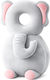 Giggles Co Baby-Reisekissen Grau
