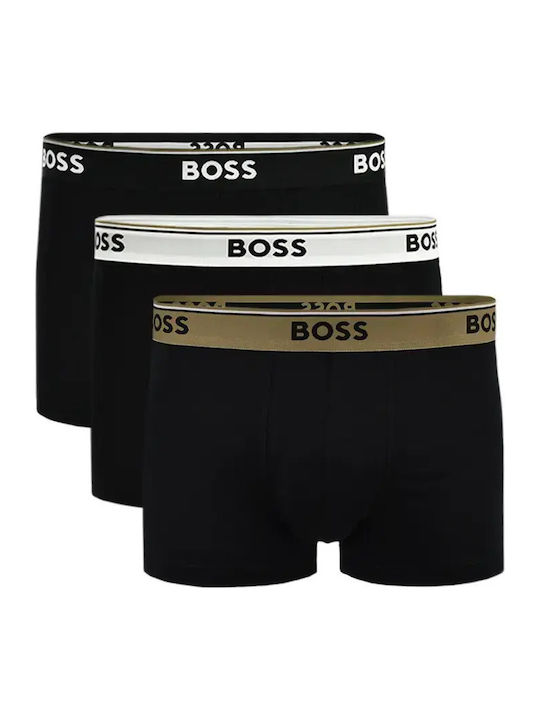 Boss Boxeri pentru bărbați Negru 3Pack