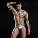 Intimonna Sexy Herren Sexy Unterwäsche Silber
