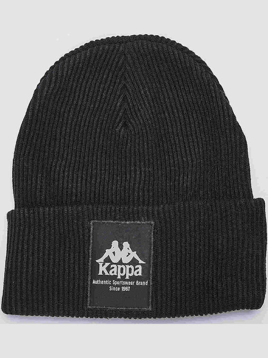 Guya Beanie Unisex Σκούφος Πλεκτός σε Μαύρο χρώμα