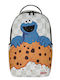 Sprayground Sesame Street Cookie Monster Shark Ученическа Раница Бяла