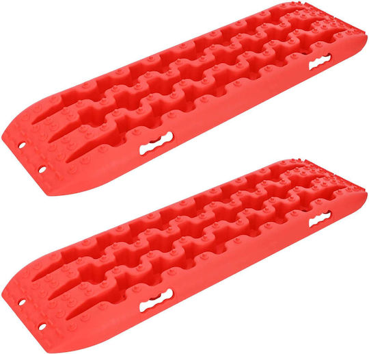 Vidaxl Πίνακας Πρόσφυσης 2 Pcs Κόκκινο 106 X 30,5 X 7 Εκ