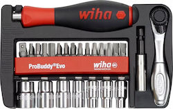 Wiha Bit Nut Driver Set Probuddy Evo Mixed 40 Pcs 1/4 Wiha Bit Nut Driver Set Probuddy Evo Mixed 40 Pcs 1/4