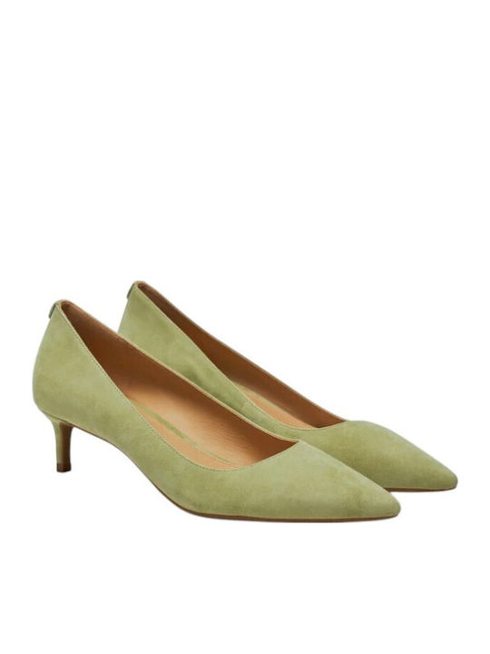 Michael Kors Alina Pointed Toe Heels with Mid H...