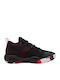 Court Pro Kinder Sportschuhe Basketball mit Schnürsenkeln Schwarz