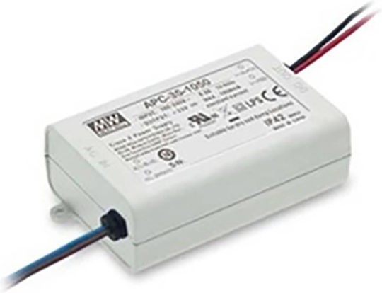 Mean Well LED Power Supply IP42 Power 35W with Output Voltage 33V