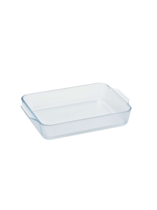 Aderia Rechteckiges Hitzebeständiges Kochgeschirr aus Glas 29x19x5cm