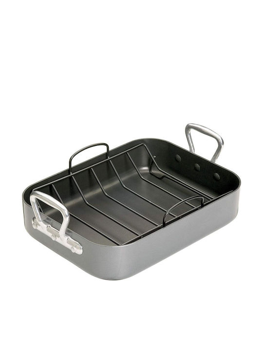 Kitchen Craft Backform aus Rostfreiem Stahl mit Antihaftbeschichtung 28x40cm