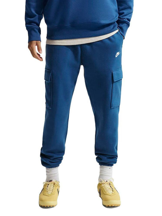 Nike Club Cargo Παντελόνι Φόρμας Μπλε