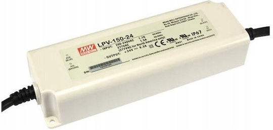 LED-Netzteil 151,2W 24VDC 6,3A IP67 LPV-150-24 Mean Well