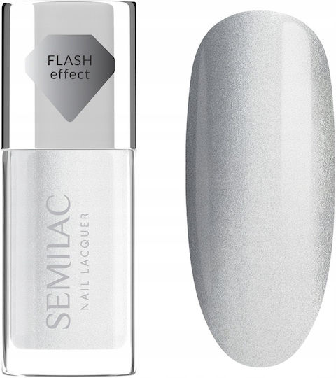 Semilac Classic Ημιμόνιμο Βερνίκι Νυχιών 115 Silver Chrome 9ml