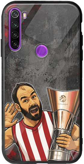 Kings Europe Legends Kill Bill Case Xiaomi Redmi Note 8 2021 Groove TPU Tempered Glass TPU