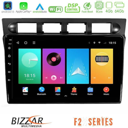 Bizzar Car Audio System for Kia Picanto 2004-2007 (Bluetooth/USB/WiFi/GPS/Apple CarPlay/Android Auto) with 9" Touch Screen
