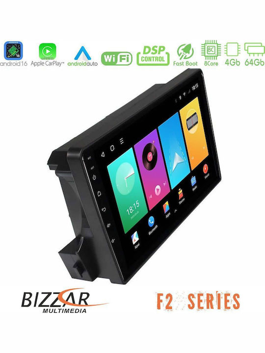 Bizzar Car Audio System for Ssangyong Actyon / Kyron 2005-2014 Bluetooth USB WiFi GPS Apple CarPlay Android Auto with 9" Touch Screen