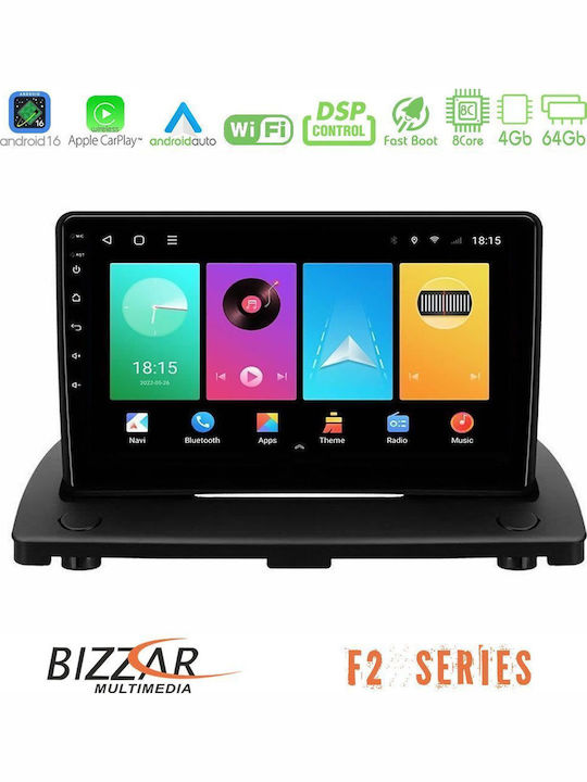 Bizzar Car Audio System for Volvo XC 90 2006-2014 Bluetooth USB WiFi GPS Apple CarPlay Android Auto with 9" Touch Screen