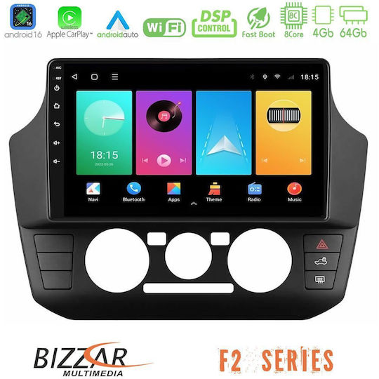Bizzar Ηχοσύστημα Αυτοκινήτου για Seat Mii Skoda Citigo (Bluetooth/USB/WiFi/GPS/Apple-Carplay/Android-Auto) με Οθόνη Αφής 9"