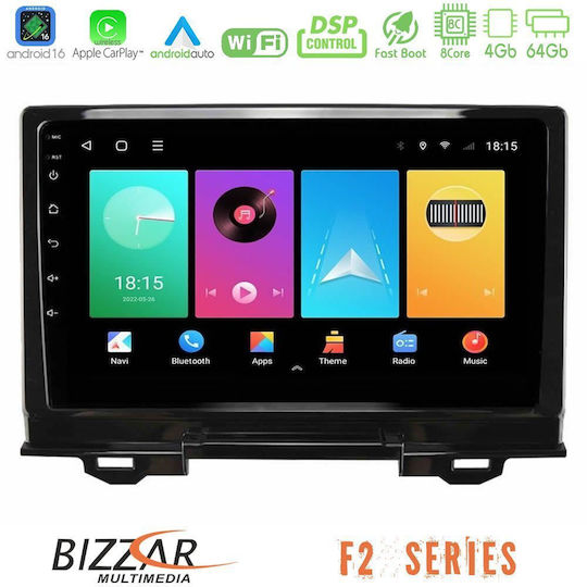 Bizzar Car Audio System for Honda HR-V 2025-2026 Bluetooth USB WiFi GPS Apple CarPlay Android Auto with 9" Touch Screen