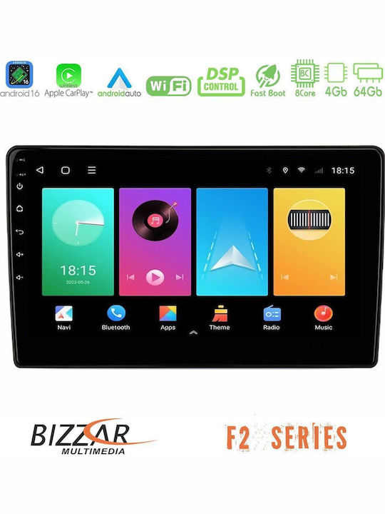 Bizzar Car Audio System for Toyota Celica / GT86 / Sequoia Bluetooth USB WiFi GPS Apple CarPlay Android Auto with 9" Touch Screen