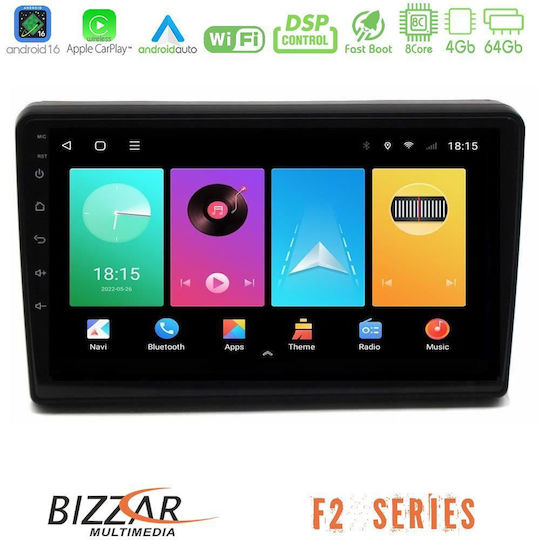 Bizzar Car Audio System for Citroen C5 2008-2019 Bluetooth USB WiFi GPS Apple CarPlay Android Auto with 10" Touch Screen