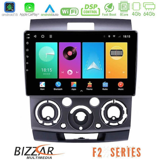 Bizzar Car Audio System for Ford Ranger Mazda BT-50 Bluetooth USB WiFi GPS Apple CarPlay Android Auto with 9" Touch Screen