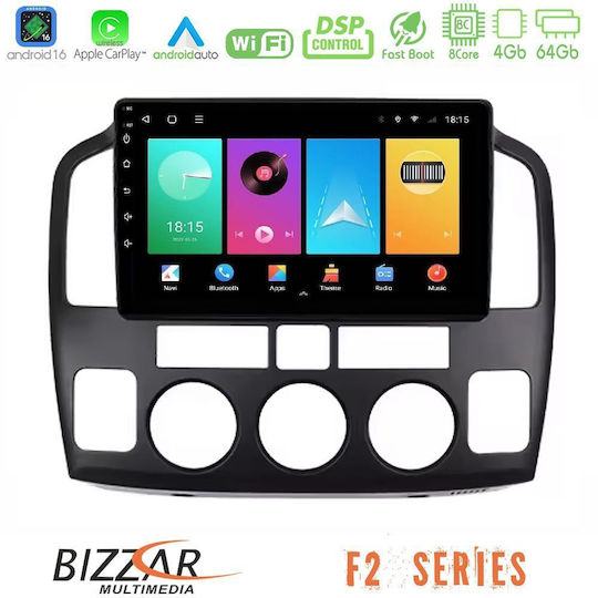 Bizzar Автомобилна Аудио Система За Suzuki Grand Vitara 2003-2005 Bluetooth USB Вграден Wi-Fi GPS Apple CarPlay Android Auto