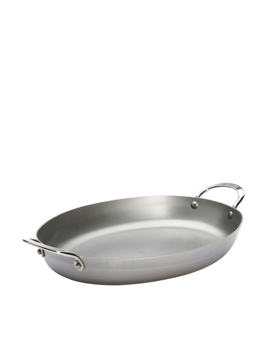 De Buyer Mineral B Saganaki Pan Made of Steel with Non-Stick Coating 24cm
