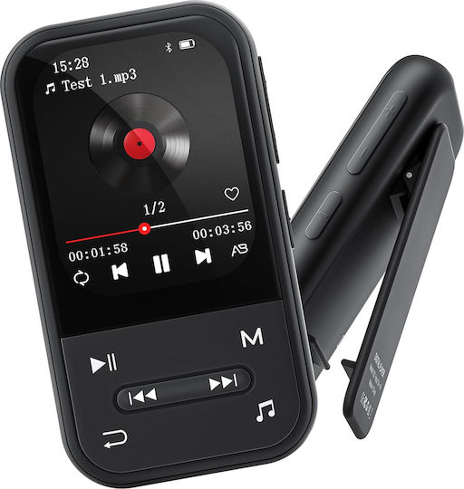 Ruizu MP3 Player (32GB) cu Ecran de 2.01" Negru X02-32GB