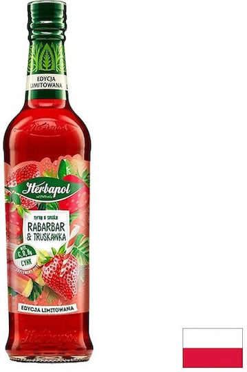 Rhubarb Strawberry Syrup Drinks Desserts 420 Ml