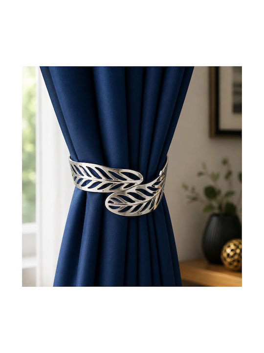 Metallic Silver Tie-Back