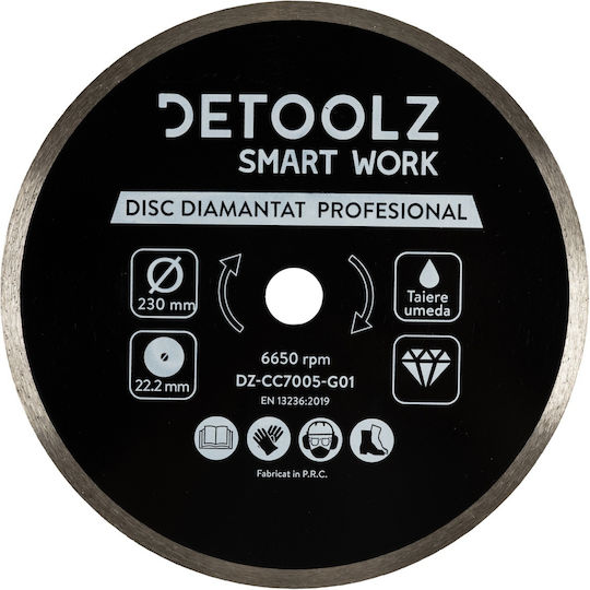 Detoolz Диск За Рязане На Строителни Материали 230mm