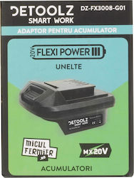Detoolz Adaptor Pentru Baterie De Scule DZ-FX3008-G01