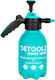 Detoolz Pulverizator cu presiune cu capacitate 2lt