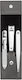 Комплект за маникюр 3 части кожен портфейл Anthracite Zwilling Classic Inox