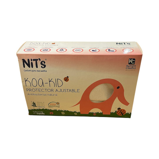 Protecție Impermeabilă pentru Saltea de Bebeluş Pentru Pătuț Impermeabilă Antibacteriană cu Furtun 60x120 cm