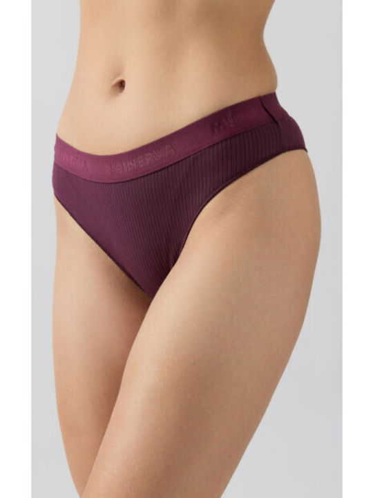 Minerva Gemütliche Ripp Damen-Slip Brasilien Da...