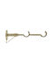 Sockel der Vorhangschiene Wand aus Metallisch Gold