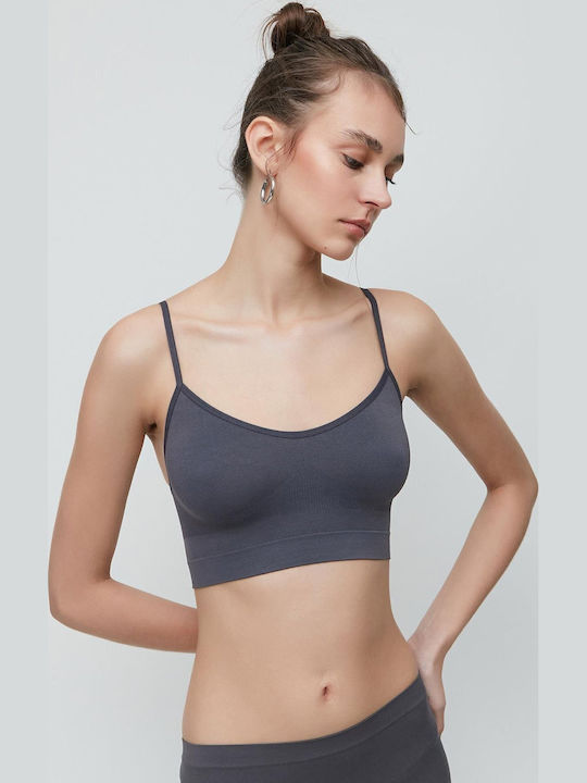 Women's Grey Sports Bra