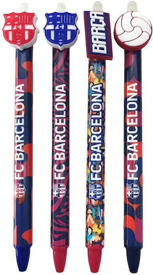 CyP Brands Fc Barcelona Pens Ballpoint 4 Pieces (Miscellaneous Designs)