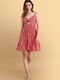 Sommer Mini Damenkleid Rote